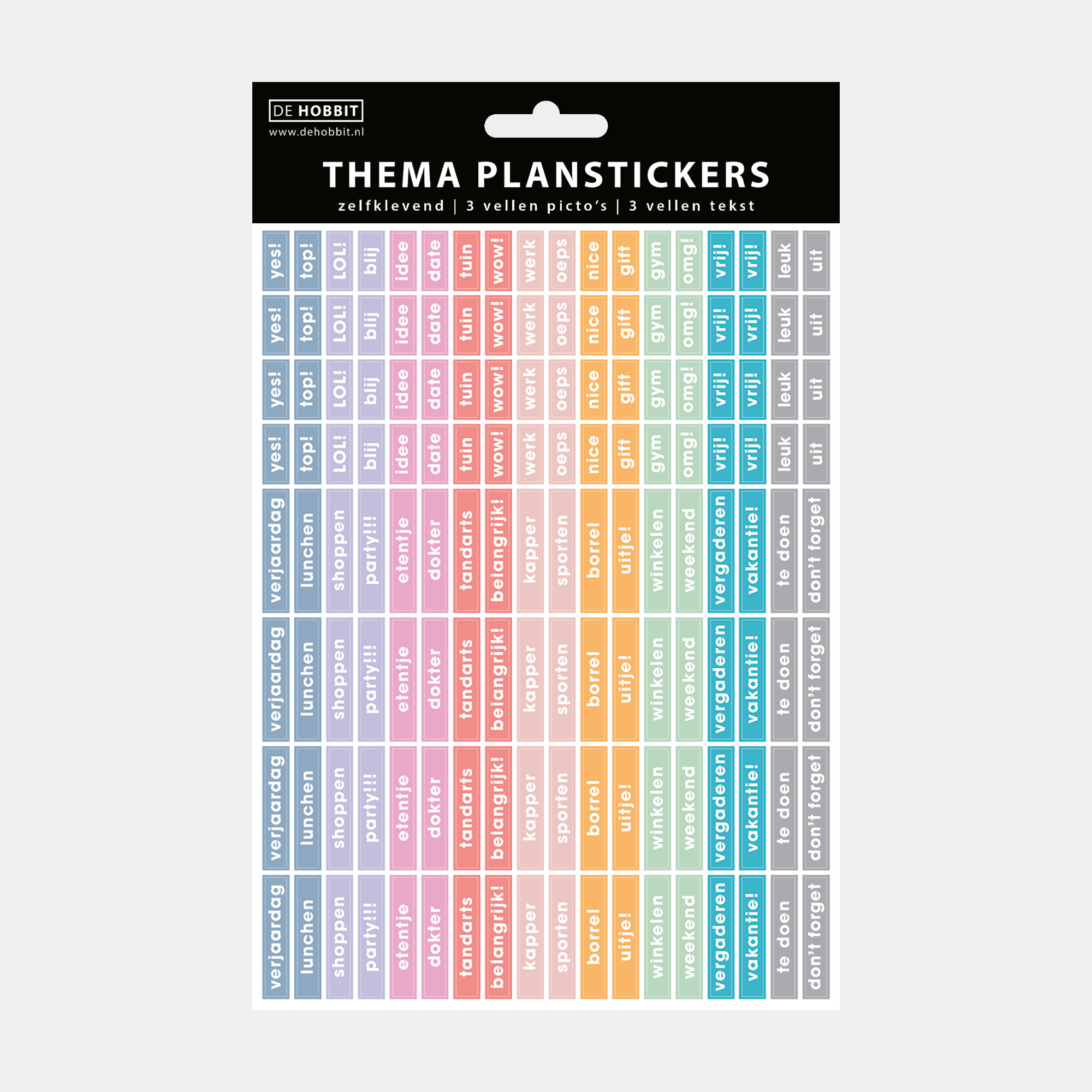 THEMA PLANSTICKERS