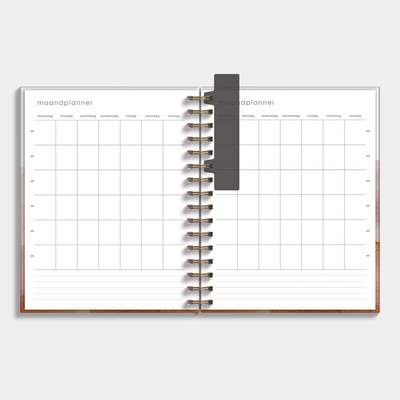 WEEKPLANNER UNDATED A5+ WATERVERF AARDETINTEN
