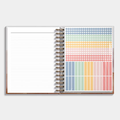 WEEKPLANNER UNDATED A5+ WATERVERF AARDETINTEN