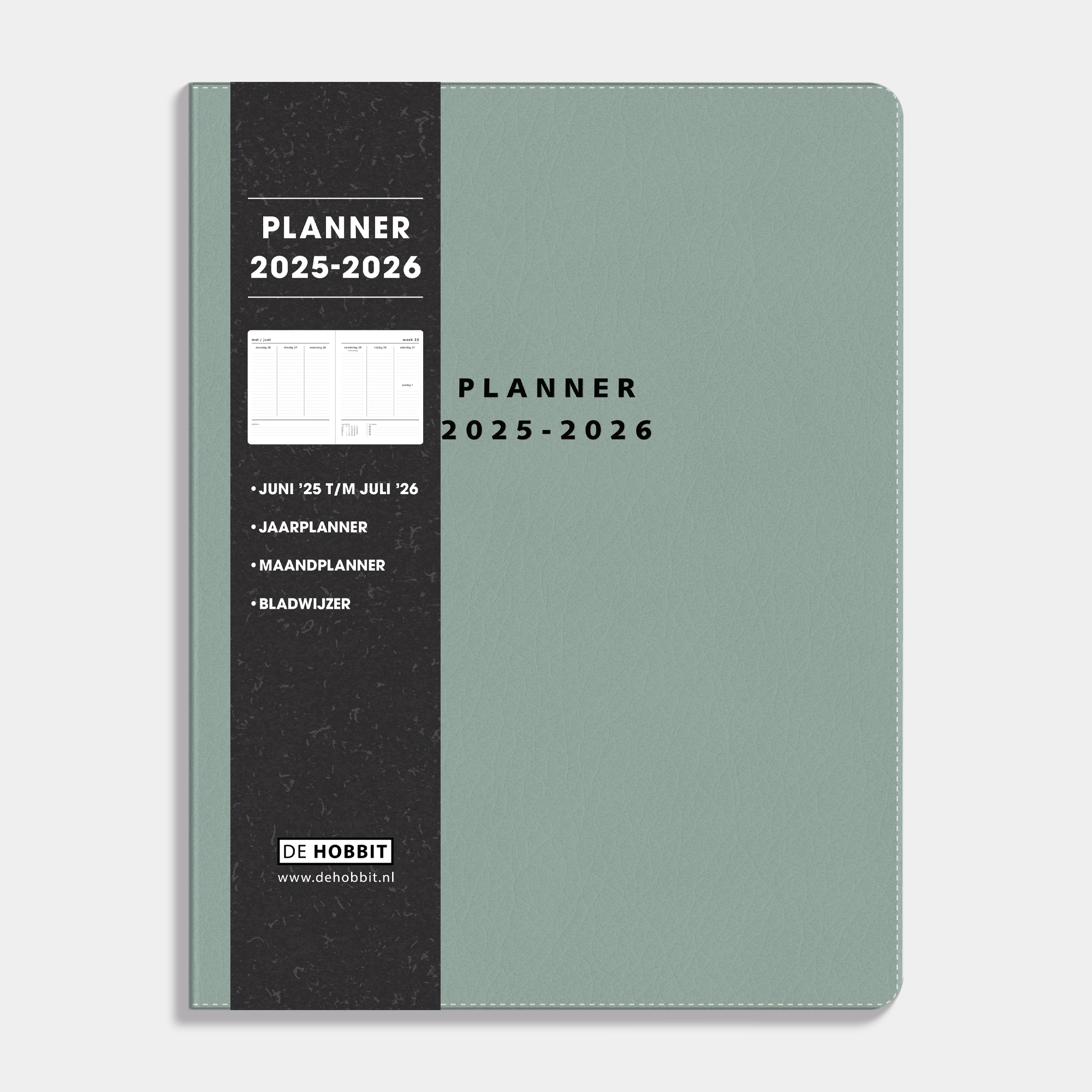 WEEKPLANNER 2025-2026 ±A4 LEDERLOOK