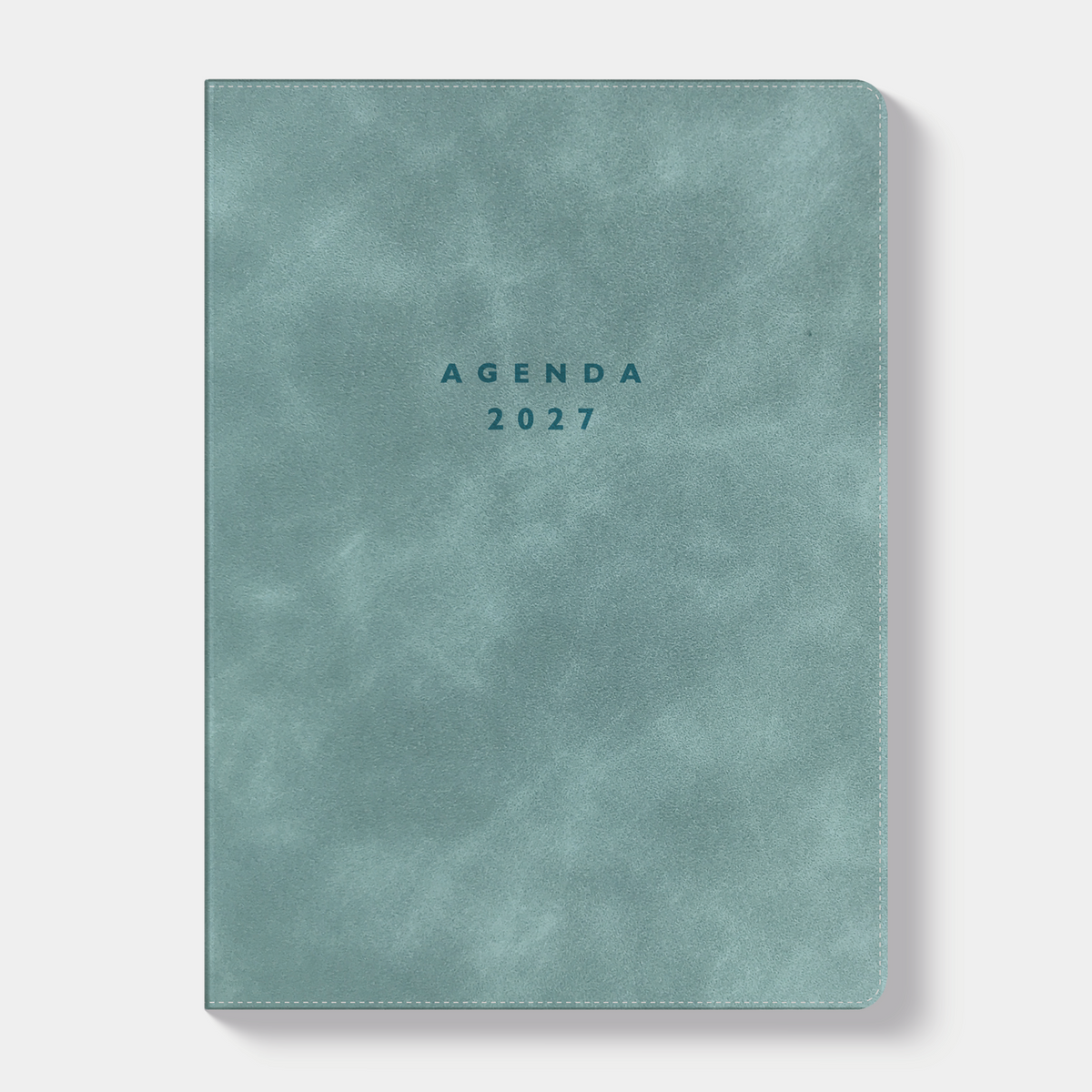 A6 agenda 2027 met suèdelook coverafwerking en flexibele cover – vooraanzicht.