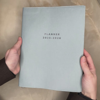 WEEKPLANNER 2025-2026 ±A4 LEDERLOOK