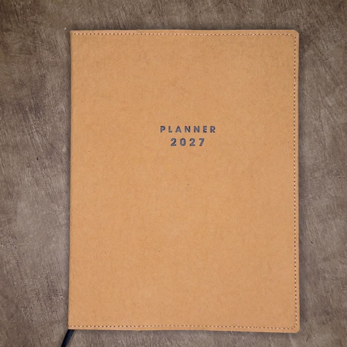 WEEKPLANNER 2027 ±A4 FLEX WASHED KRAFT
