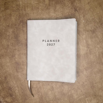LUXE WEEKPLANNER 2027 A5+ FLEX SUEDELOOK