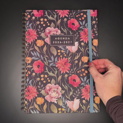 AGENDA 2026-2027 A4 VINTAGE BLOEMEN