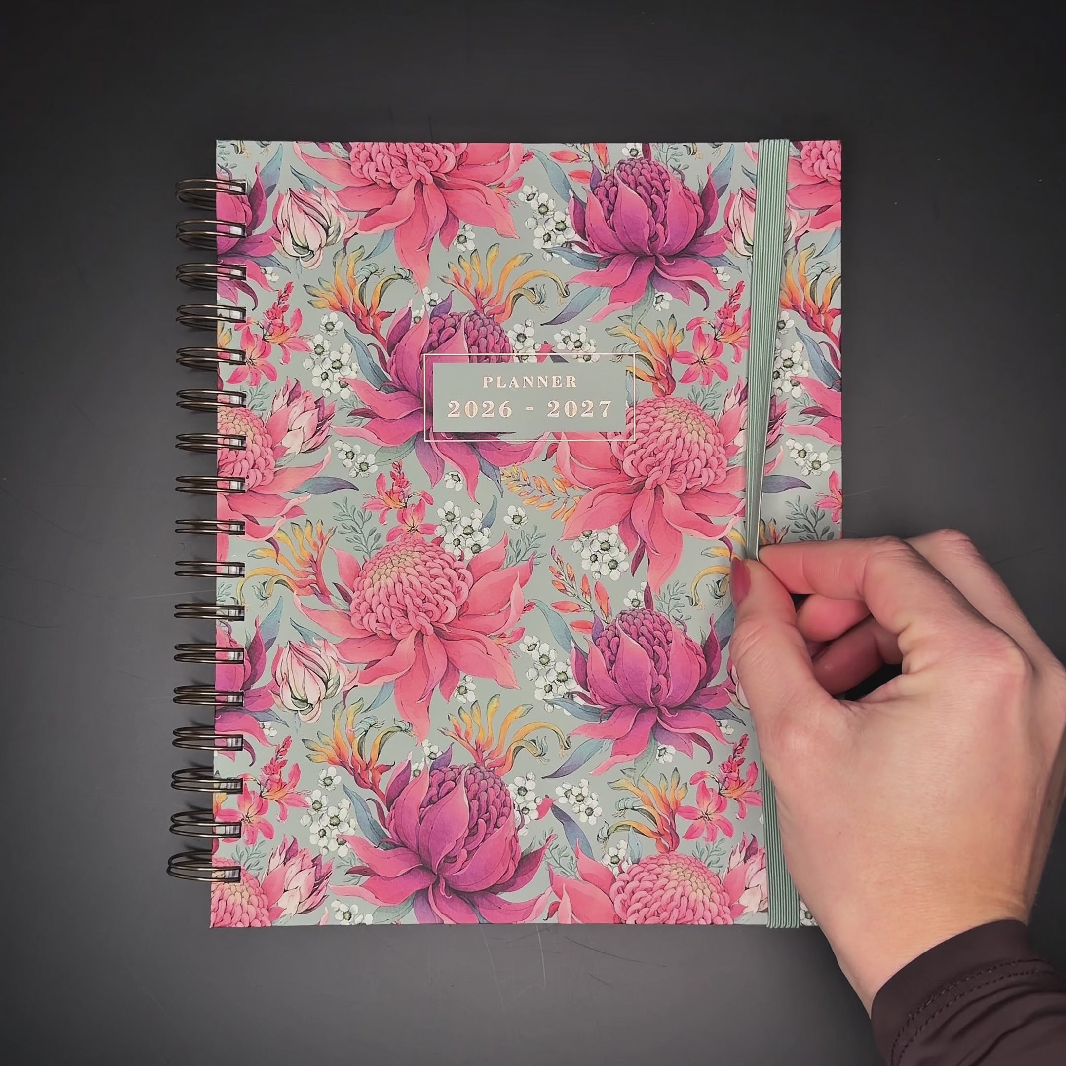 LUXE WEEKPLANNER 2026-2027 A5+ TROPISCHE BLOEMEN