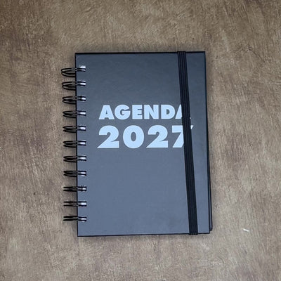 GROOTLETTER RINGBAND AGENDA 2027 A6 ZWART