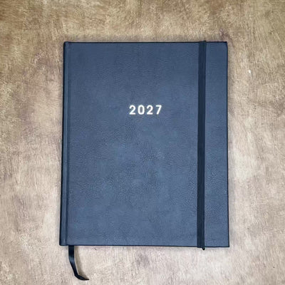 AFSPRAKENAGENDA 2027 A5+ LEDERLOOK