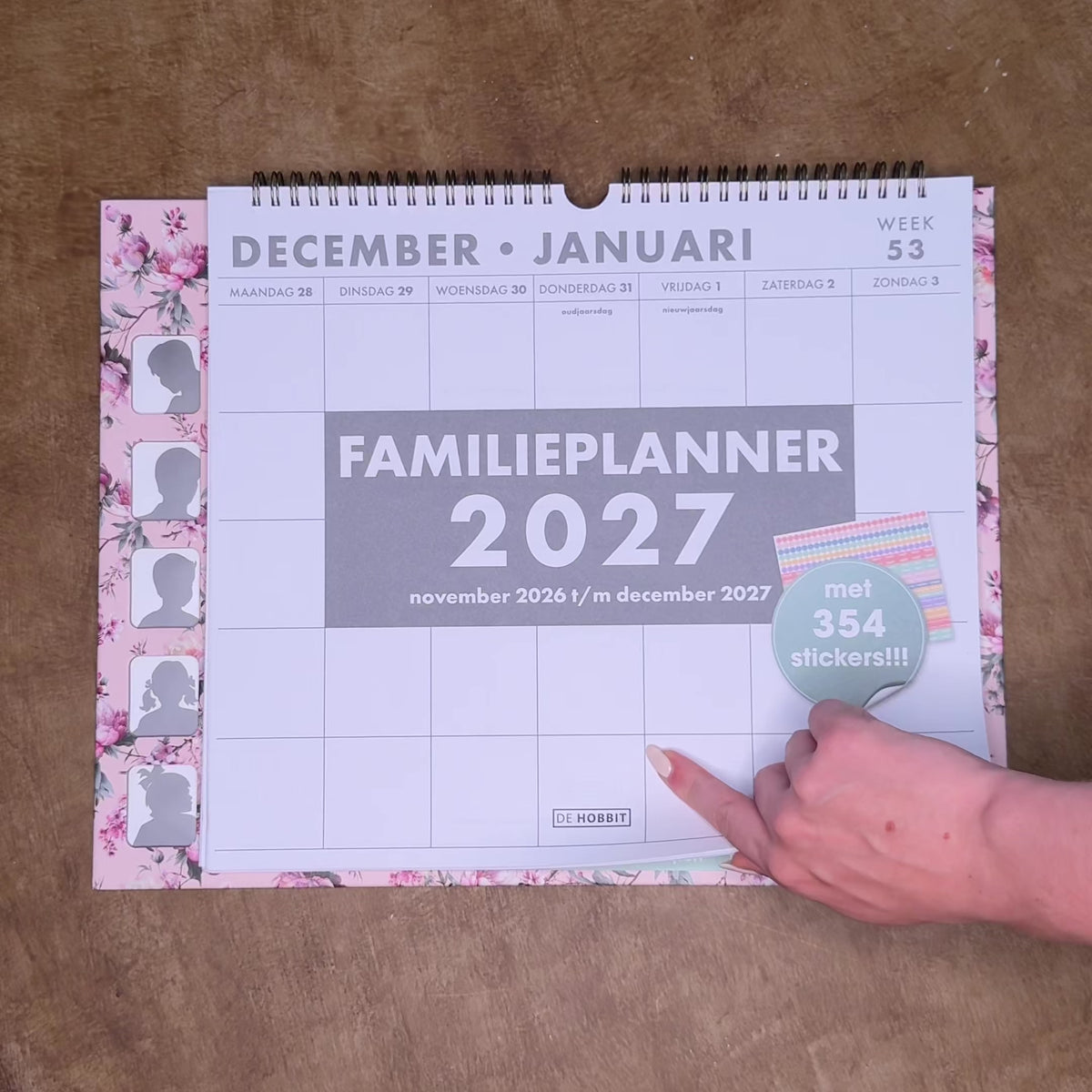 FAMILIEPLANNER 2027 A3+ KERSENBLOESEM