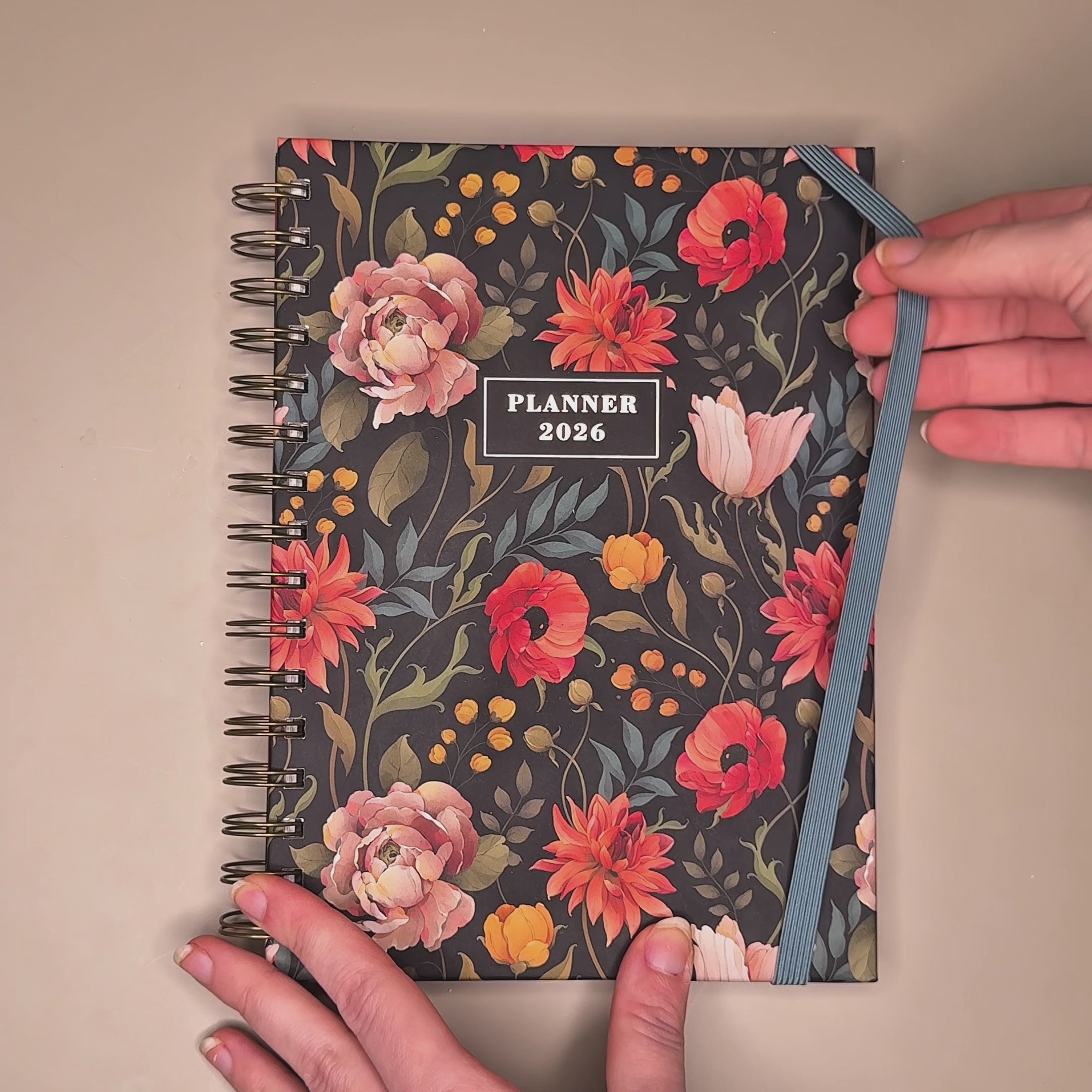 PLANNER 2026 A5 VINTAGE BLOEMEN