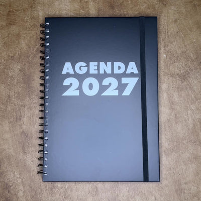GROOTLETTER RINGBAND AGENDA 2027 A4 ZWART