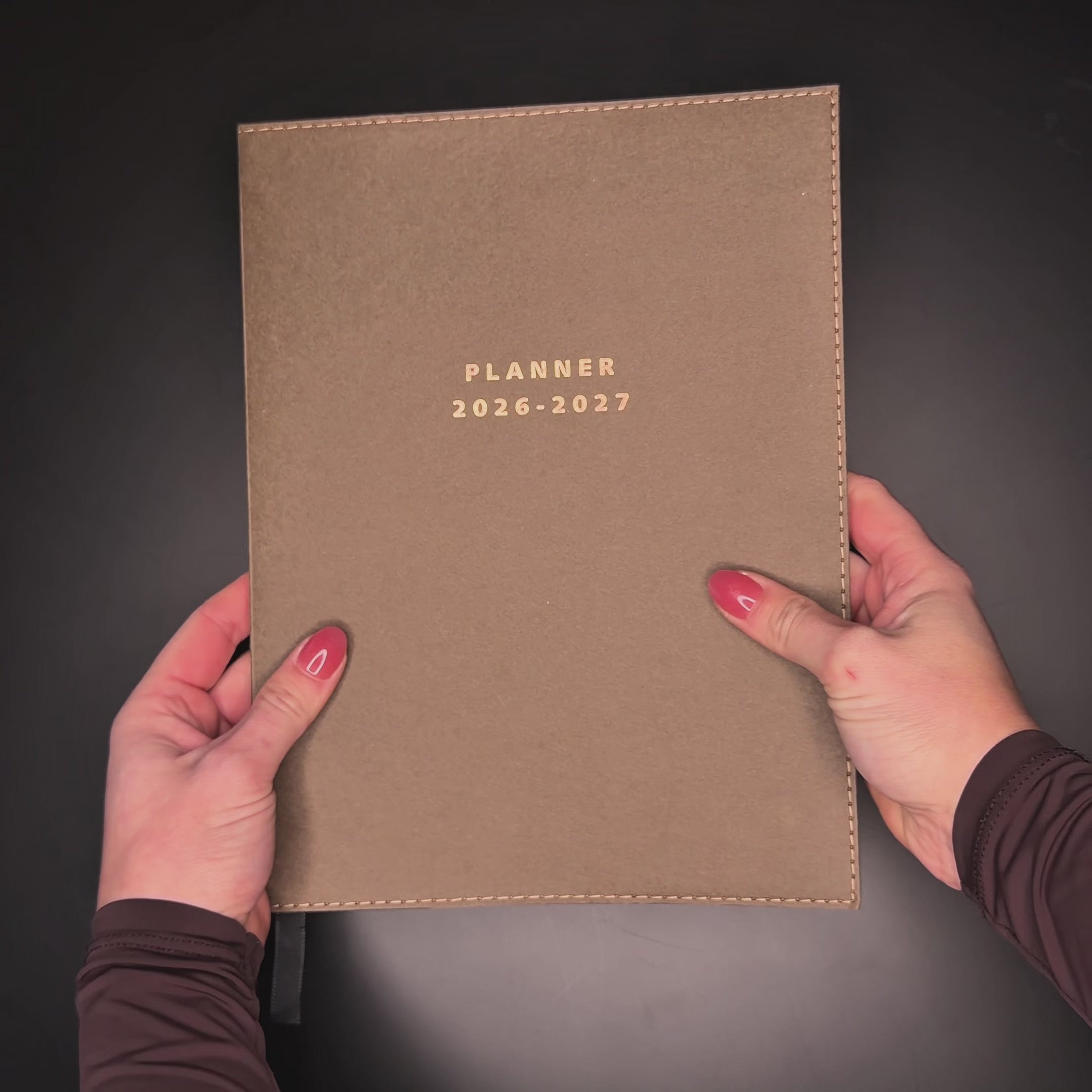 WEEKPLANNER 2026-2027 ±A4 WASHED KRAFT